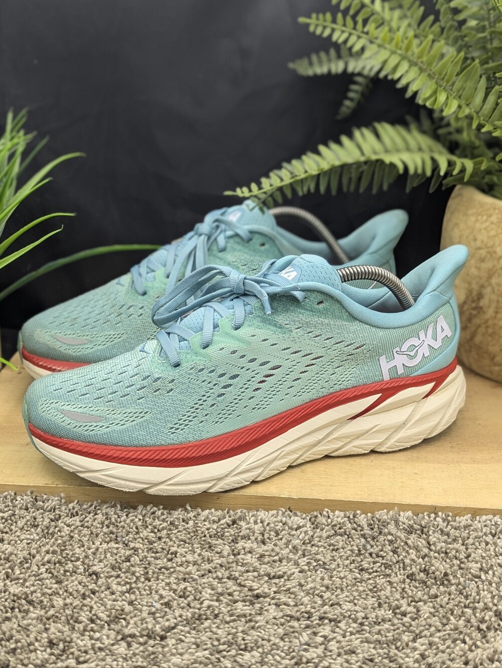 Hoka One One Clifton 8 Women's Size 10B Running Walking Gym Workout Shoes